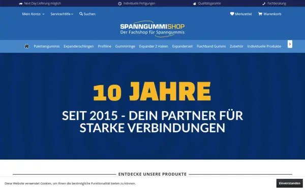 www.spanngummishop.de
