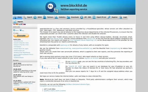 www.blocklist.de