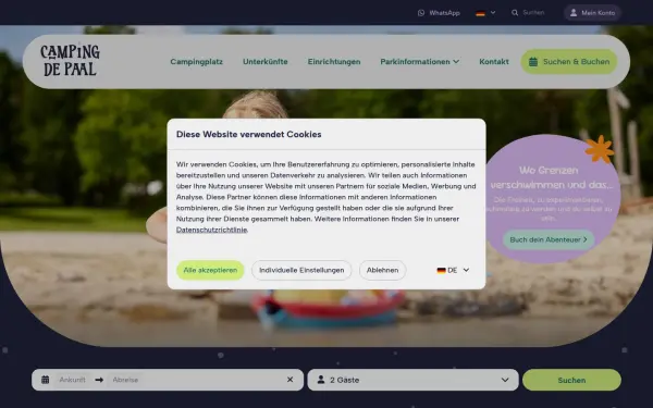 www.campingdepaal.de