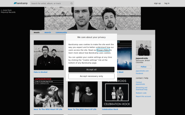 japandroids.bandcamp.com