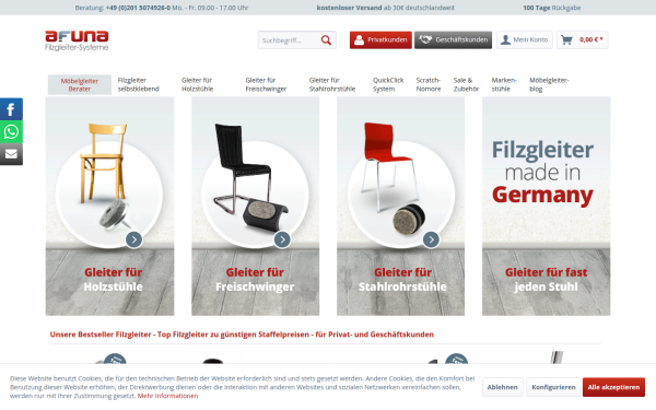 www.filzgleiter-shop.de