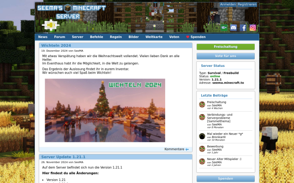 www.minecraftseema.de