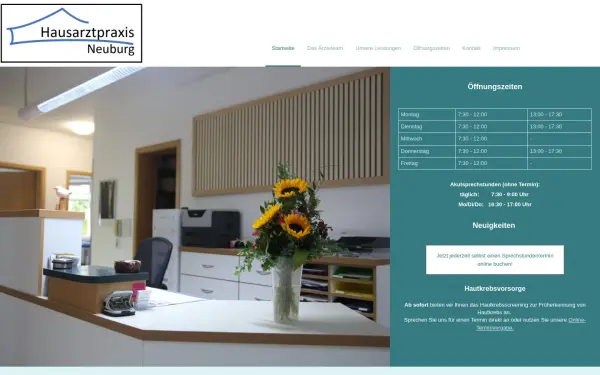 hausarztpraxis-neuburg.de