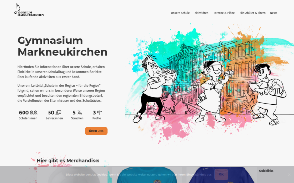 gymnasiummarkneukirchen.de