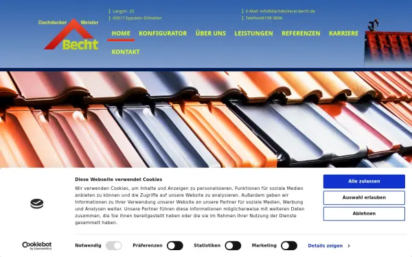 www.dachdeckerei-becht.de