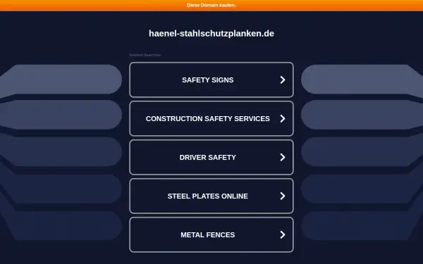 haenel-stahlschutzplanken.de