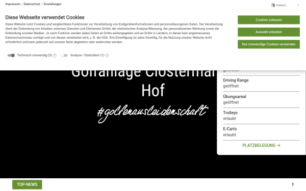 www.golfclubclostermannshof.de