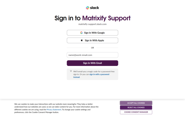 matrixify-support.slack.com