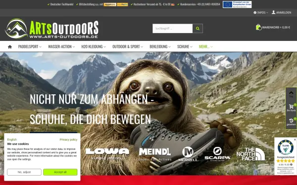 www.arts-outdoors.de