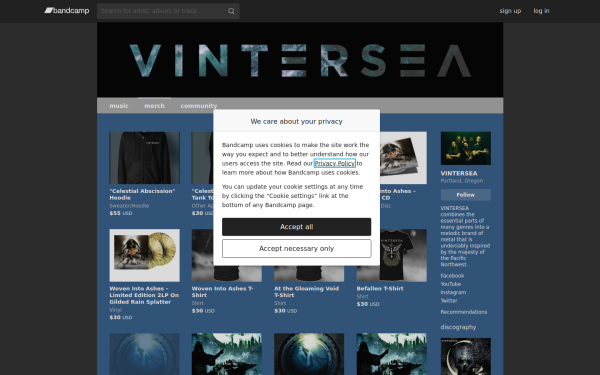 vintersea.bandcamp.com