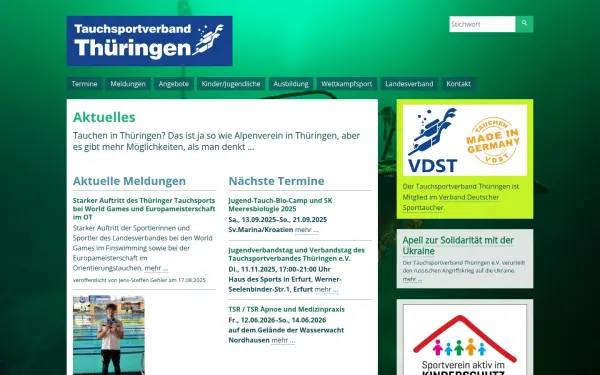 tauchsport-thueringen.de