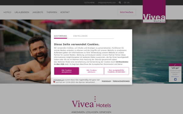 www.vivea-hotels.com