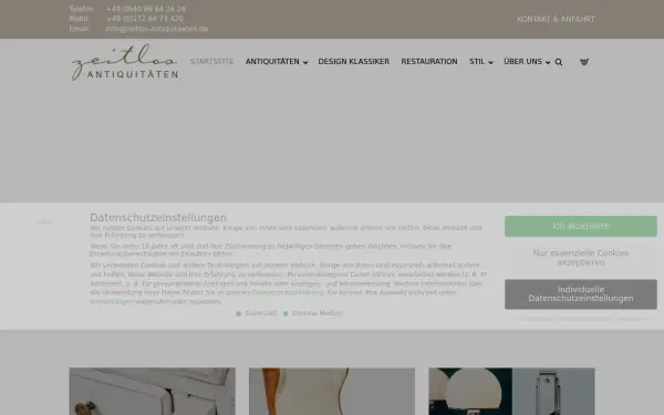 www.zeitlos-antiquitaeten.de