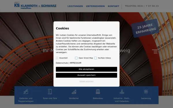 www.klamroth-schwarz-metallbau.de
