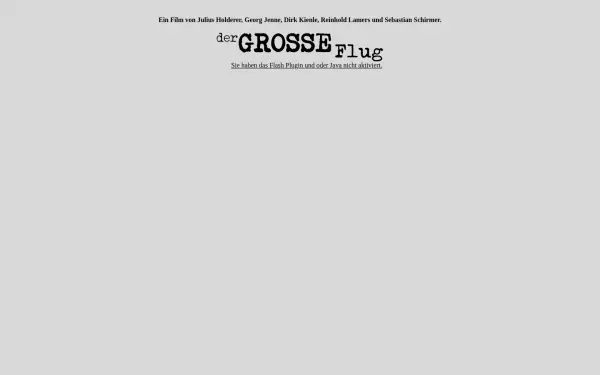 www.dergrosseflug.de