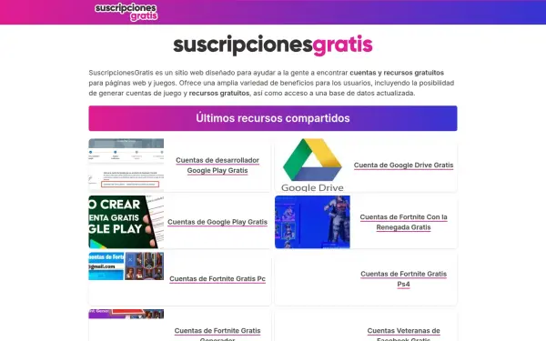 www.suscripcionesgratis.com