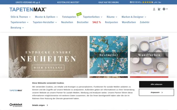 www.tapetenmax.de