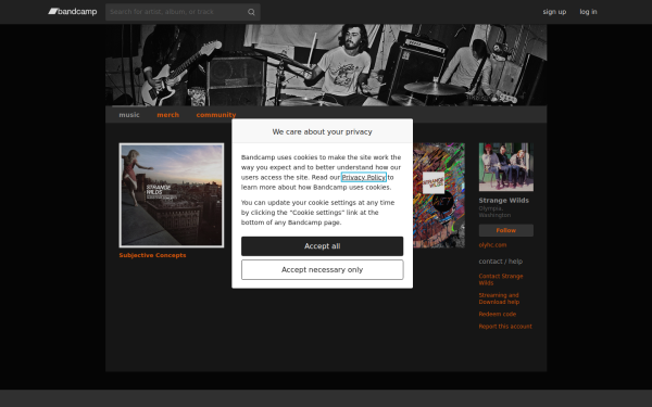 strangewilds.bandcamp.com
