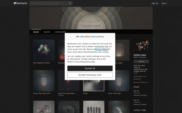 goldenapes.bandcamp.com