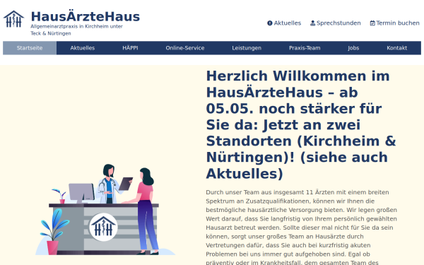 hausaerztehaus.de