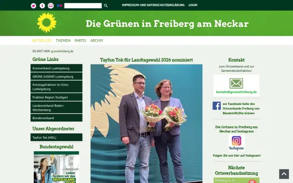 www.gruenefreiberg.de