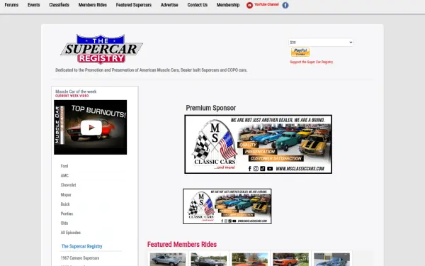 thesupercarregistry.com