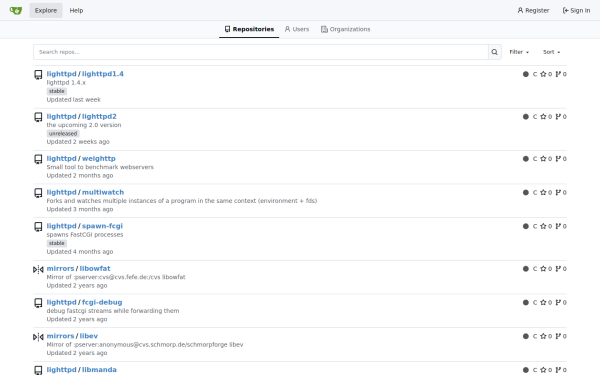 git.lighttpd.net