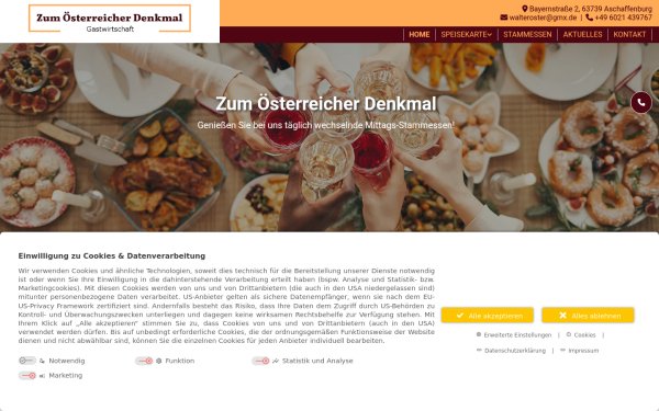 www.gastwirtschaftzumoesterreicherdenkmal.de
