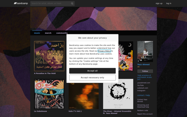 yazzahmed.bandcamp.com