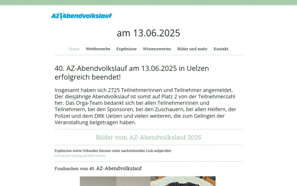 www.az-abendvolkslauf.de