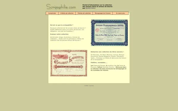 scripophilie.com
