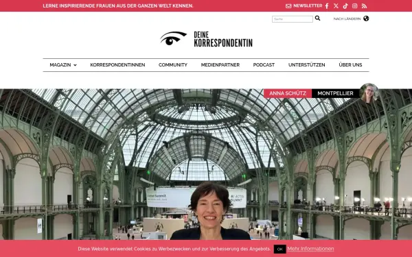 www.deine-korrespondentin.de