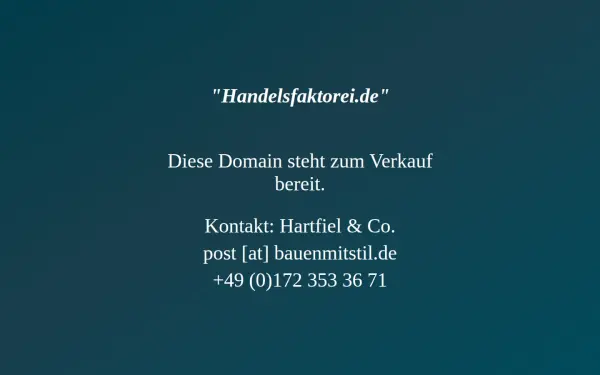 handelsfaktorei.de
