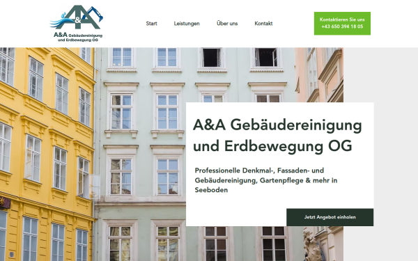 www.aa-gebaeudereinigung-erdbewegung.at