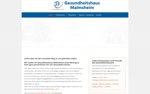 www.gesundheitshaus-malmsheim.de
