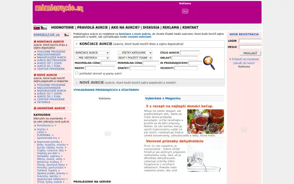 www.mimiaukcie.sk