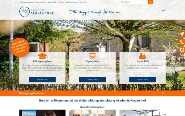 www.akademie-klausenhof.de
