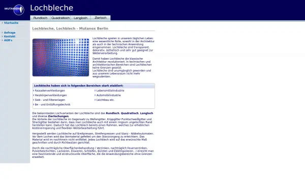 lochbleche-mutanox.de