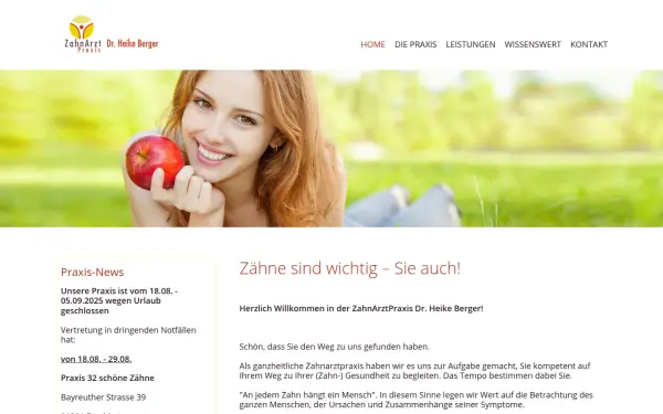 www.zahnarztpraxis-dr-berger.de