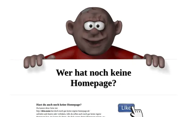 www.hat-doch-noch-gar-keine-eigene-homepage.de