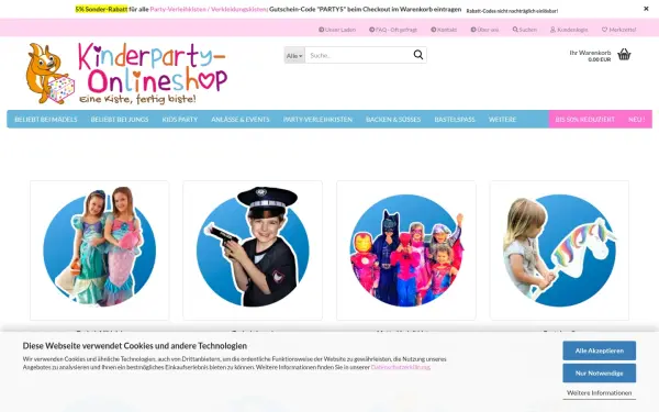 kinderparty-onlineshop.de