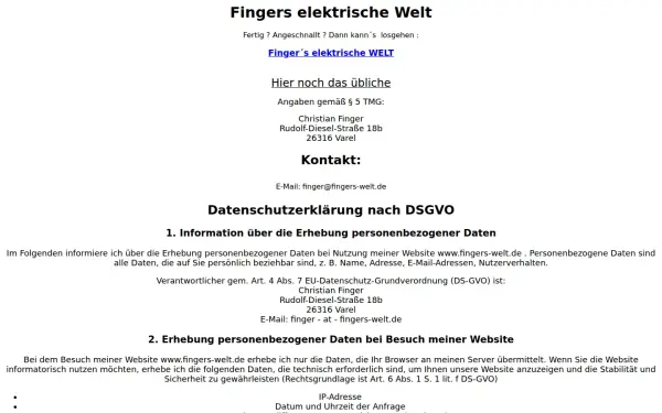 fingers-welt.de