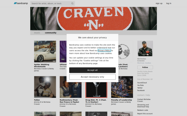 nicholascraven.bandcamp.com