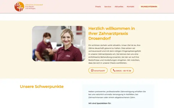 zahnaerzte-drosendorf.de
