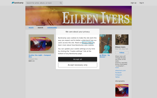 music.eileenivers.com