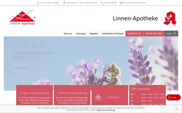 www.linnen-apotheke.de