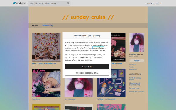 sundaycruise.bandcamp.com