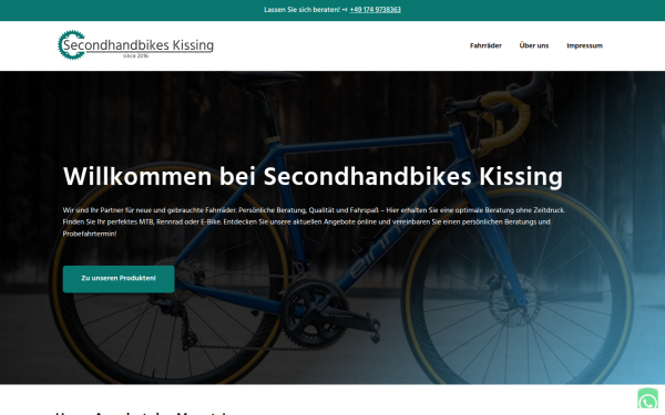 secondhandbikes-kissing.de