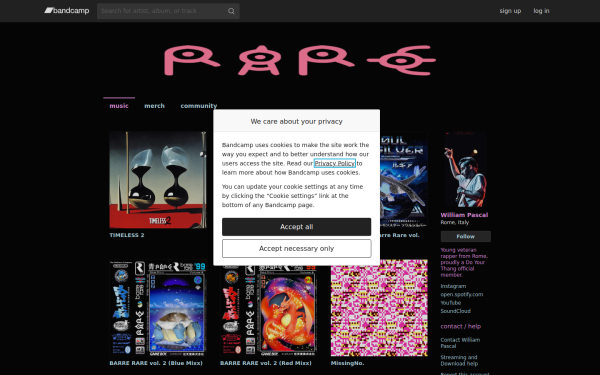 williampascal.bandcamp.com