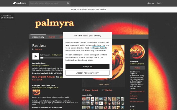 palmyratheband.bandcamp.com